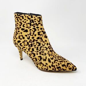 Halogen Ashlee Hair Calf Pointed Booties